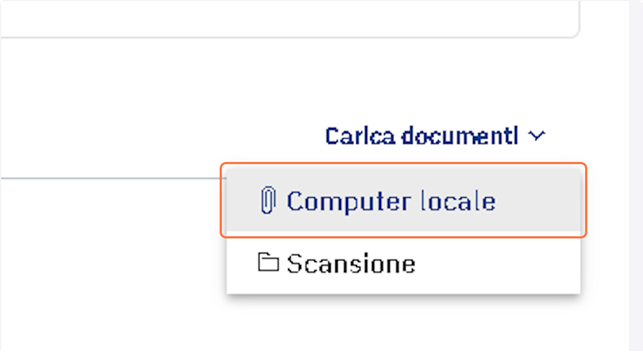 Cliccare su "Computer locale"