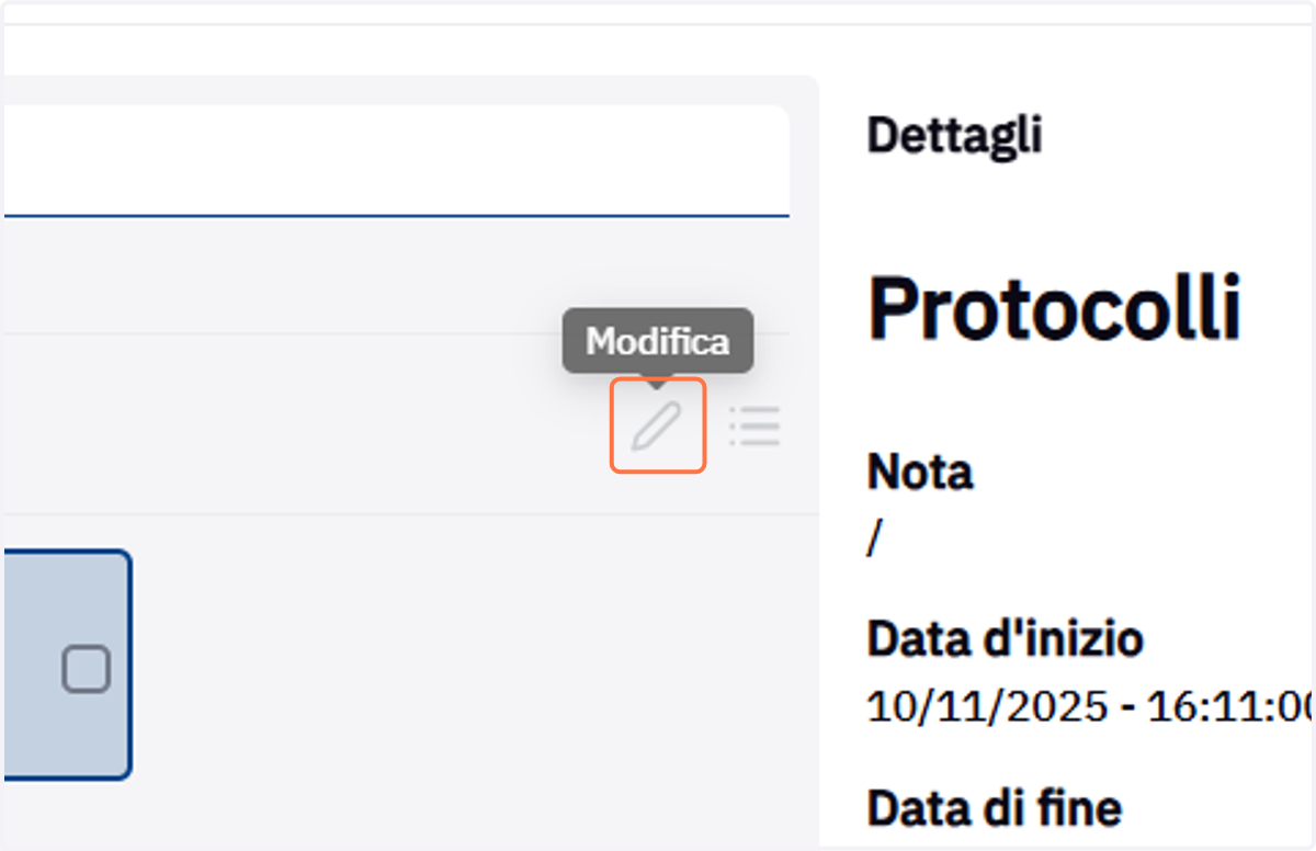 Icona Modifica del pannello Dettagli