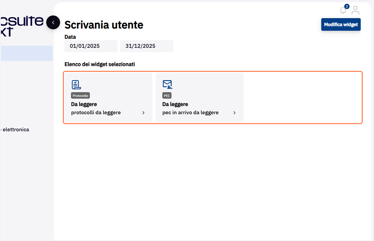 Scrivania aggiornata dopo la rimozione