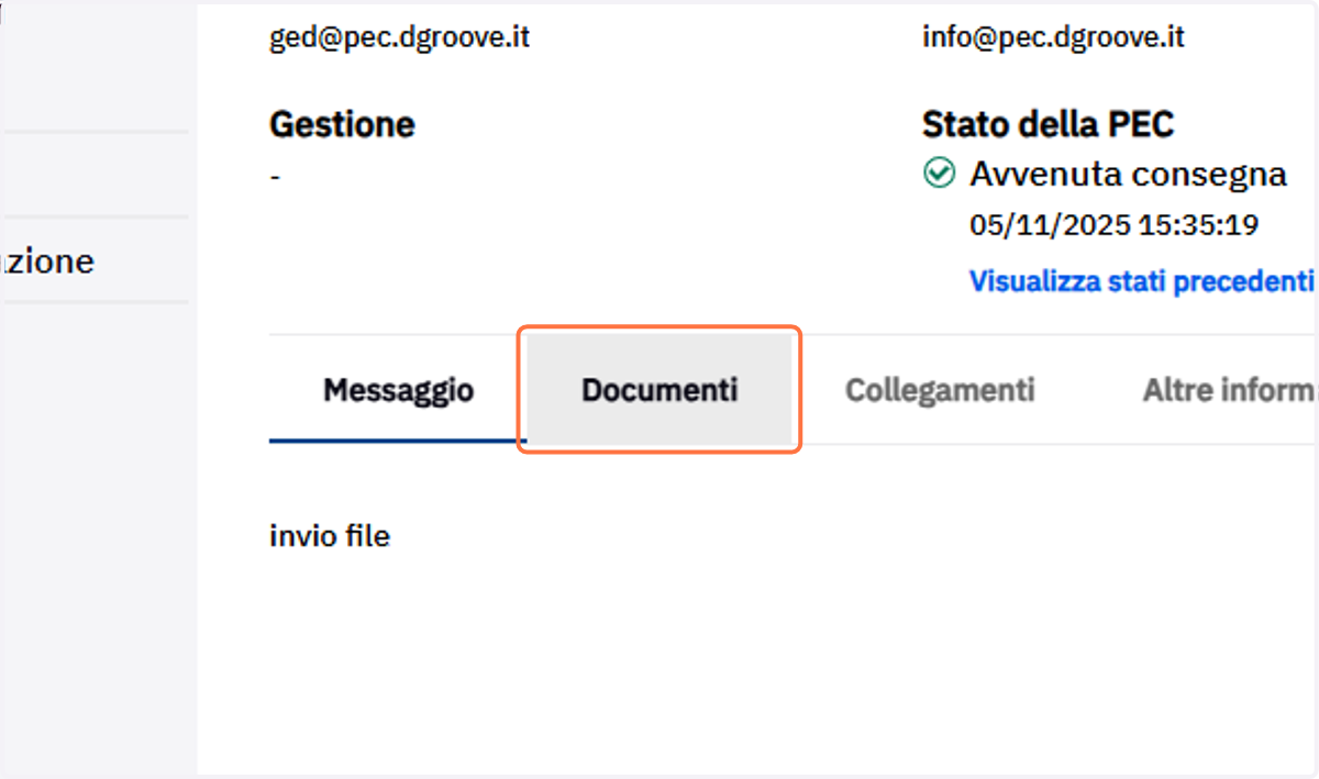 Scheda Catena documentale