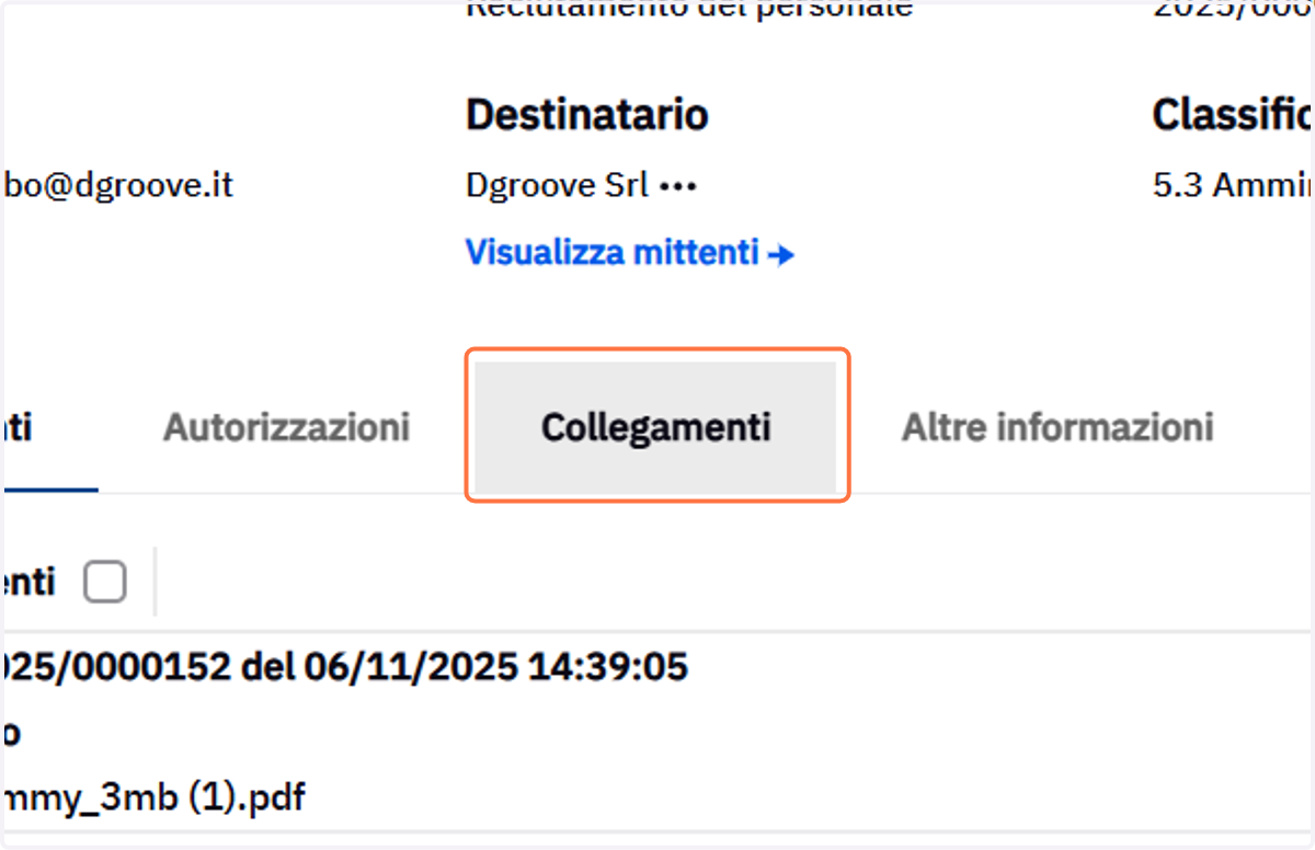 Scheda Collegamenti