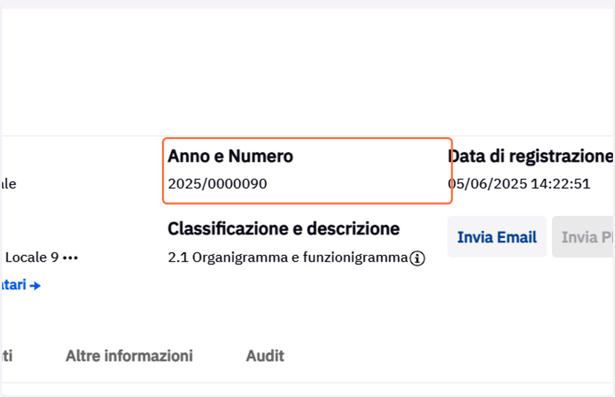 Campi Anno e Numero