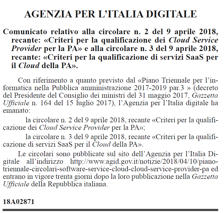 LINEE GUIDA PER ACCREDITAMENTO CLOUD – GED - DocSuite PA - Dgroove Srl